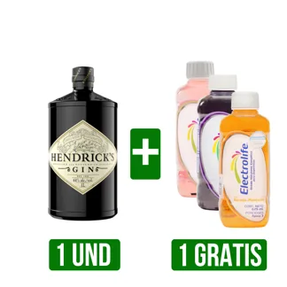 Ginebra Hendrick.s Original x1000ml Gts Electrolife x625ml