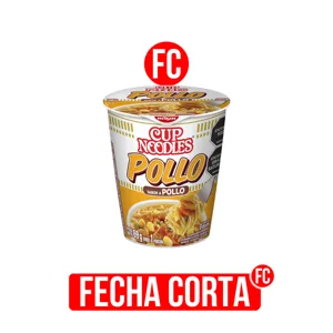 Pasta Precocida Cup Noodles Sabor A Pollo x69gr