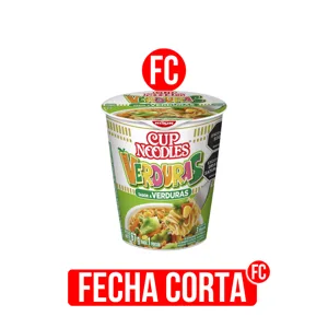 Pasta Precocida Cup Noodles Sabor A Verduras x67gr