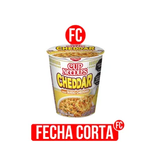 Pasta Precocida Cup Noodles Sabor A Queso Cheddar x69gr