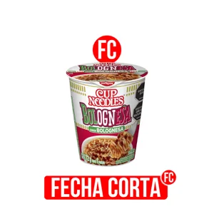 Pasta Precocida Cup Noodles Sabor A Bolognesa x72gr