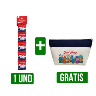 Café Juan Valdez Montaña x5 Sachet x30gr Gto Cosmetiquera Juan Valdez