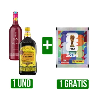 Vino Sanson/Cóctel De Vino Tinto De Verano x750ml Gts Sobre Stikers(Pack De 7 Láminas Panini)
