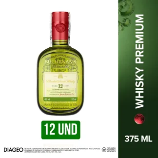 12Und Whisky Buchanan´s 12años D´Luxe x375ml