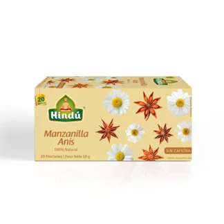 Aromatica Himalaya Hindu Manzanilla Anis x20 Sobres