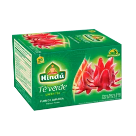 Té Verde Flor de Jamaica x20 Sobres