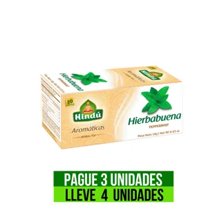 Pague 3 Lleve 4 Aromatica Himalaya Hierbabuena Cx24/Ux20