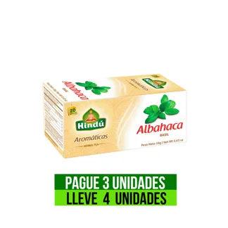 Pague 3 Lleve 4 Aromatica Himalaya Albahaca Cx24/Ux20