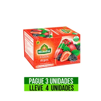 Pague 3 Lleve 4 Infusión Himalaya Frutal Frutos Rojos Cx24/Ux20