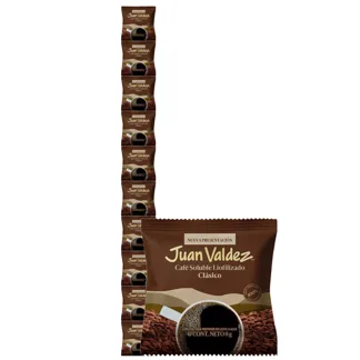 Café Juan Valdez Liofilizado Clásico Sachet x10Un x8gr
