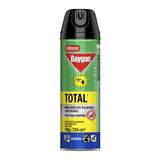 Baygon total 226 ml x12 unidades 20% descuento