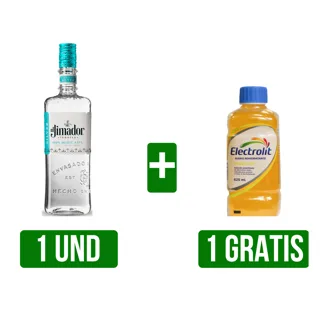 Tequila El Jimador Blanco x700ml Gts Electrolit Maracuya x625ml