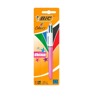 Boligrafo 4 Color Shine Surtido Blister x1 Bolígrafo