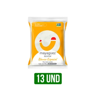13Un Azucar Mayagüez Blanco Especial  x500gr Dto 5%