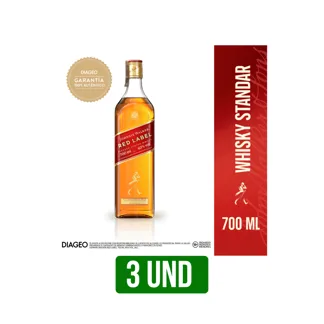 3Und Whisky Johnnie Walker Red Label x700ml
