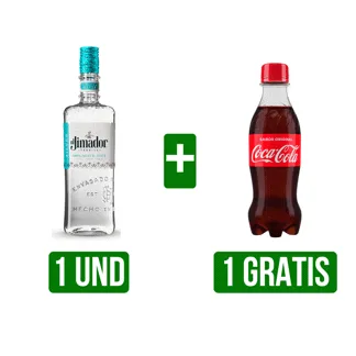 Tequila El Jimador Blanco x700ml Gts Coca Cola Botella x250ml