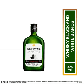 Whisky Black & White x375ml