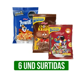 6Und Cereal Kellogg Surtido (x115gr/x100gr/x90gr)