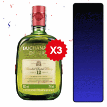 3Und Whisky Buchanan´s D´Luxe x750ml