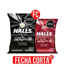 (FC) 1Dp Caramelo Halls Bolsa x100Un x3g