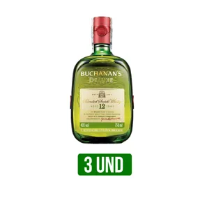 3Und Whisky Buchanan´s D´Luxe x750ml