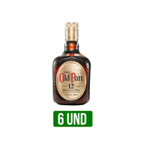 6und Whisky Old Parr 12 años x500ml