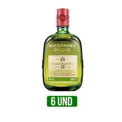 6 Und Whisky Buchanan´s 12años D´Luxe  x1000ml