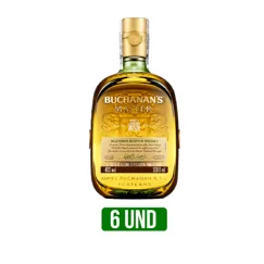 6 Und Whisky Buchanan´s Master  x1000ml